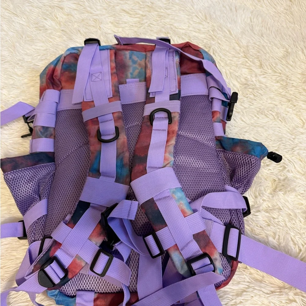Multicolor Tie‎ Dyed Military Style Backpack